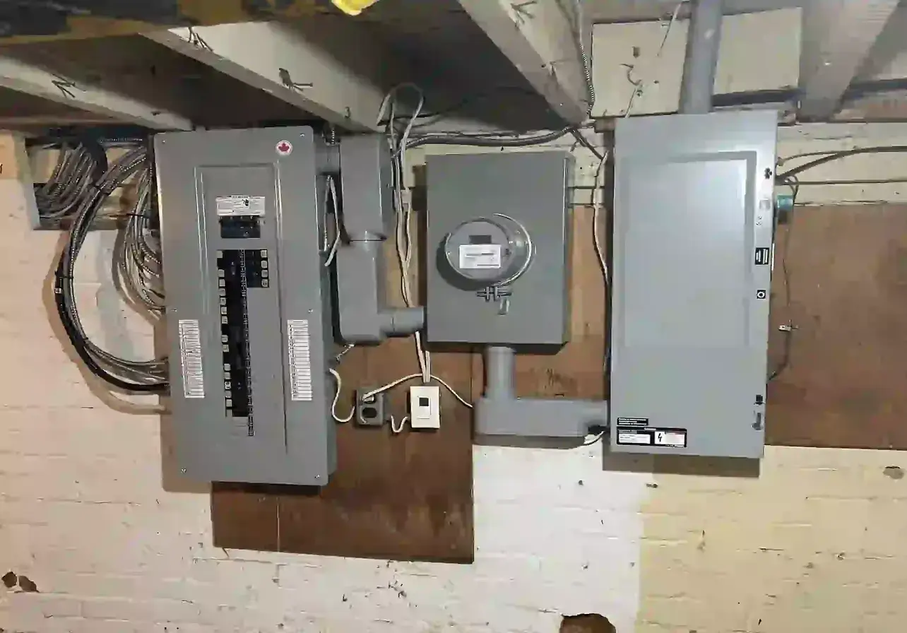 New breaker panel after a Marrast Contracting upgrade